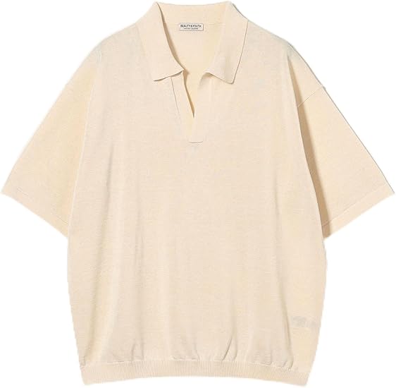 BEAUTY&YOUTH シャイン ギマ スキッパー ポロシャツ スキッパーポロ BEAUTY&YOUTH UNITED ARROWS（ビューティーアンドユース